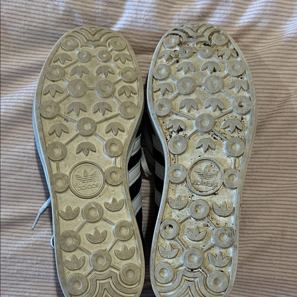 Adidas Black and White Gazelle Bold Sneakers - Picture 4 of 5